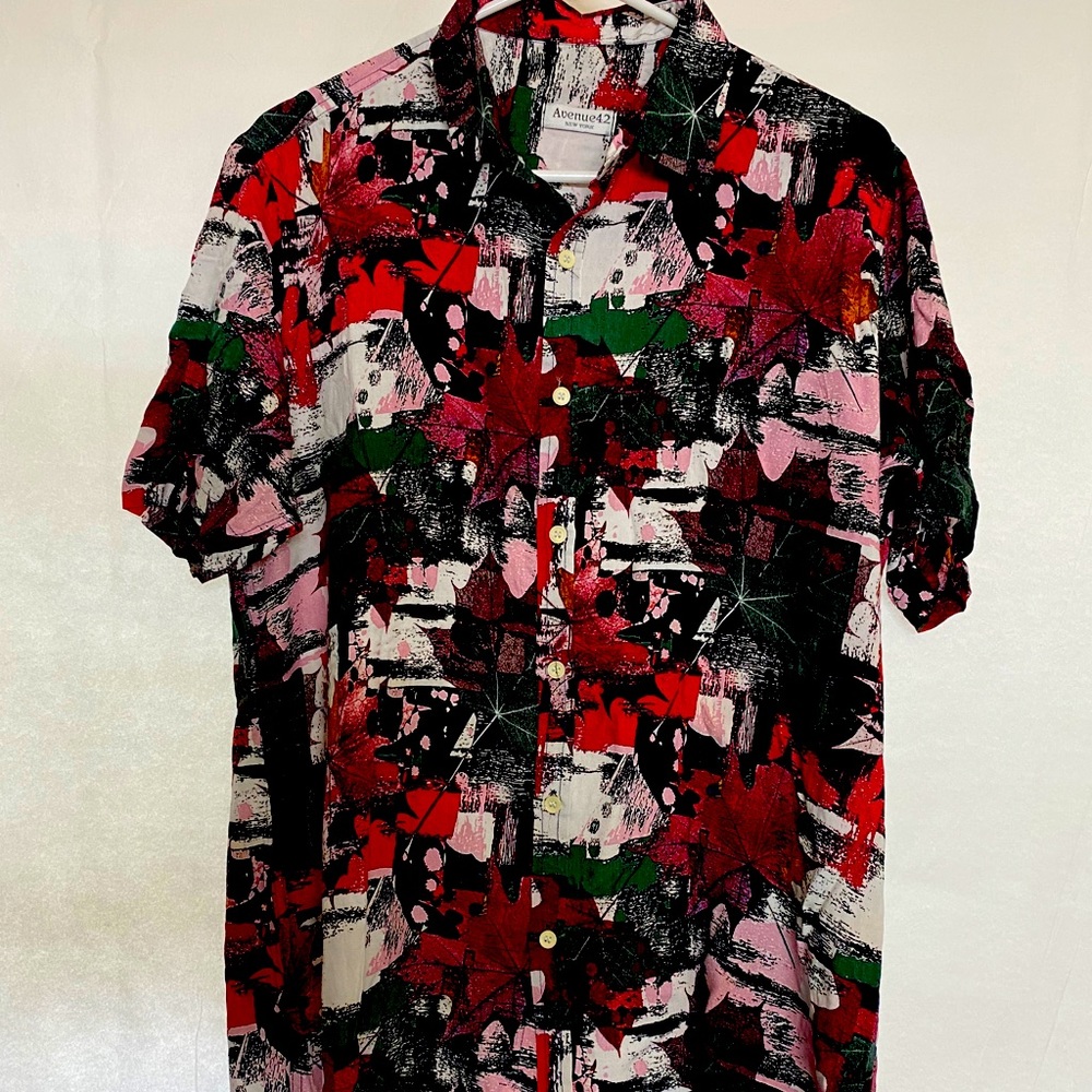 Floral print men’s shirt